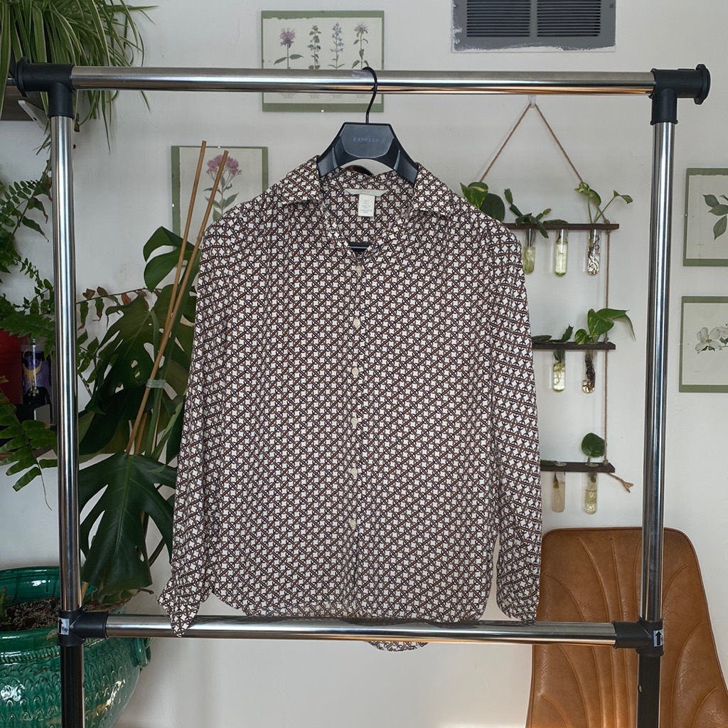 H&M Patterned Buttondown